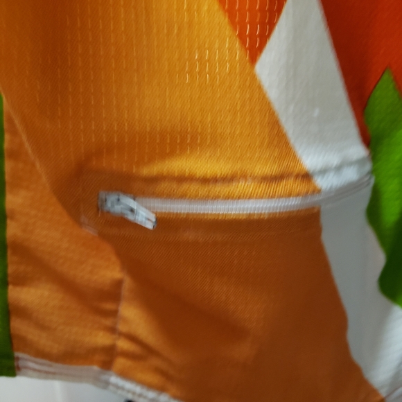 RARE VINTAGE Z-BIKEWEAR SLEEVLESS ZIP UP MESH BIKER TOP W/ZIP POCKET/S/EGPLC - Picture 9 of 9